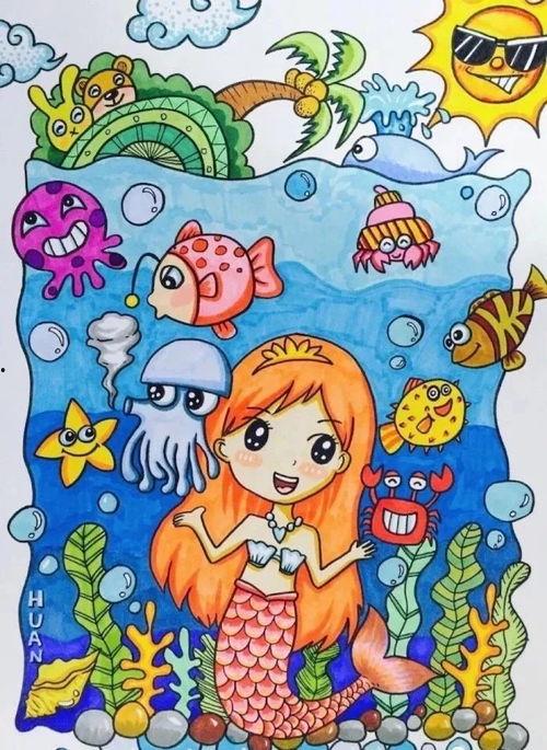 儿童画明星,儿童眼中的璀璨星河