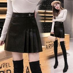 网红打底黑色裙子,网红演绎时尚打底必备单品